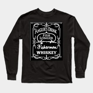 Fisherman Whiskey Long Sleeve T-Shirt